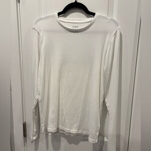 J. Crew Women's White Long Sleeve Tee